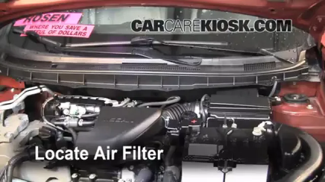 2008 Nissan Rogue SL 2.5L 4 Cyl. Filtro de aire (motor) Cambio
